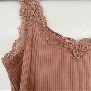 J. Crew Lace Trimmed Tank